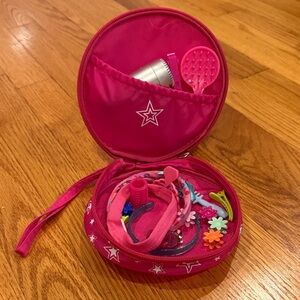 American Girl Pink Hair Accessory Set